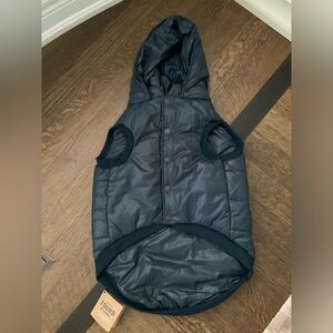 FOUND MY ANIMAL Dog Puffer Winter Jacket SZ XXL Navy Blue Made in USA BRAND NEW